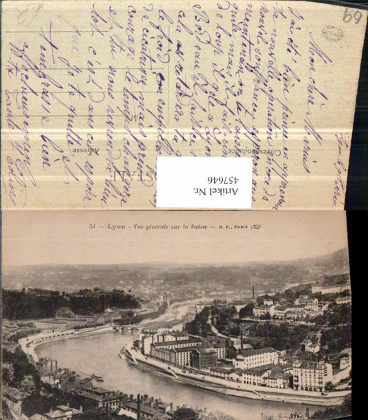 457646.Rhone-Alpes Rhone Lyon Vue generale Totale