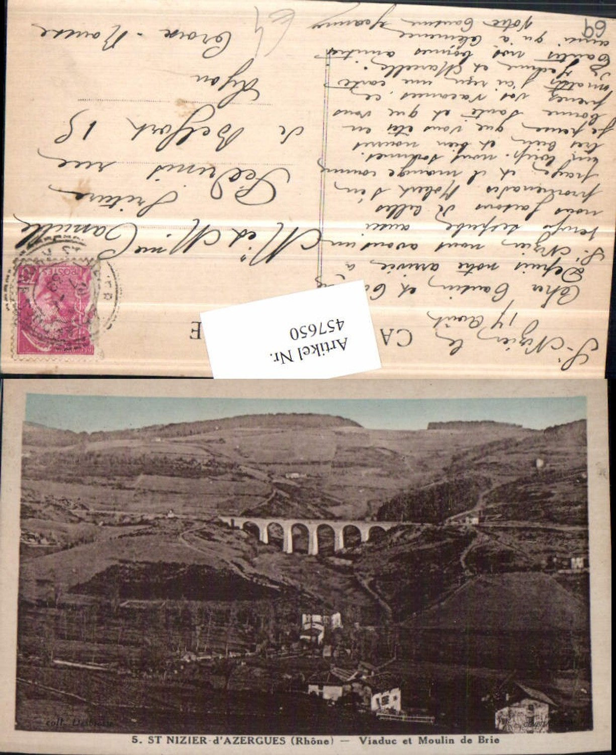 457650.Rhone-Alpes Rhone St-Nizier-d'Azergues Viaduc Viadukt