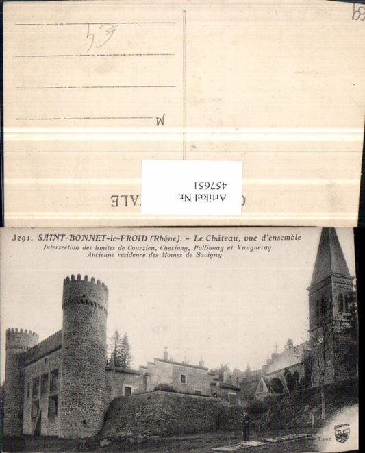 457651.Rhone-Alpes Rhone Saint-Bonnet-le-Froid Chateau Schloss