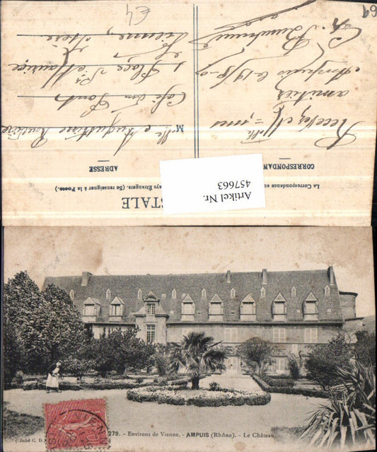 457663.Rhone-Alpes Rhone Vienne Ampuis Le Chateau Schloss