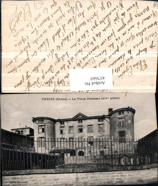 457665.Rhone-Alpes Rhone Thezize Vieux Chateau Schloss