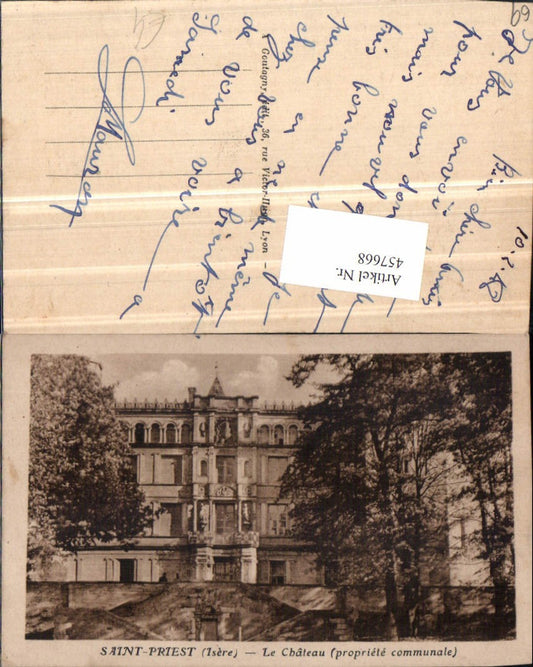 457668.Rhone-Alpes Rhone Saint-Priest Le Chateau Schloss