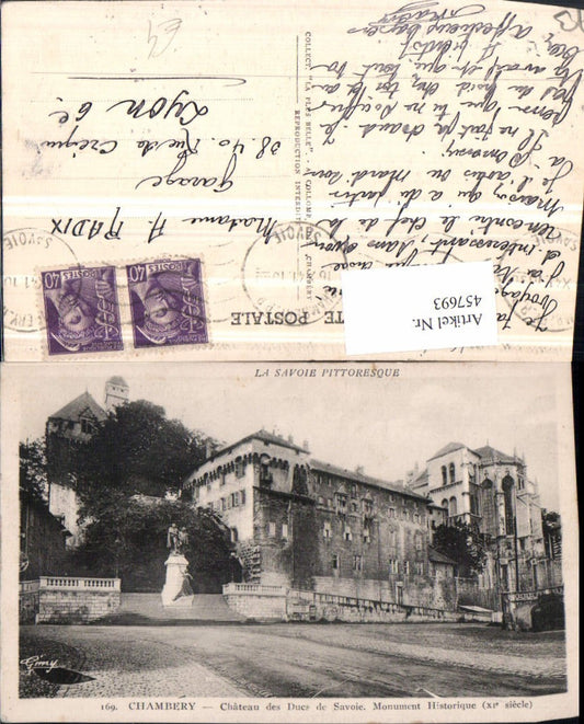 457693,Rhone-Alpes Savoie Chambery Chateau Ducs du Savoie Schloss