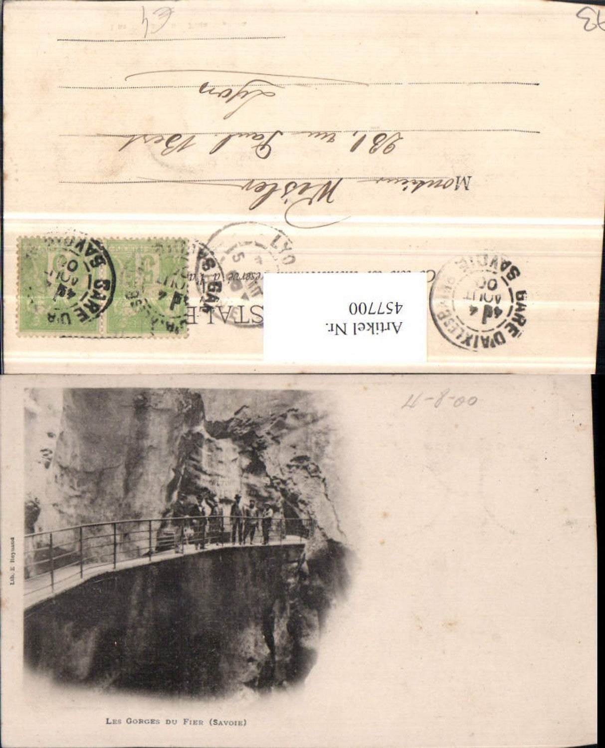 457700,Rhone-Alpes Savoie Les Gorges du Fier Schlucht