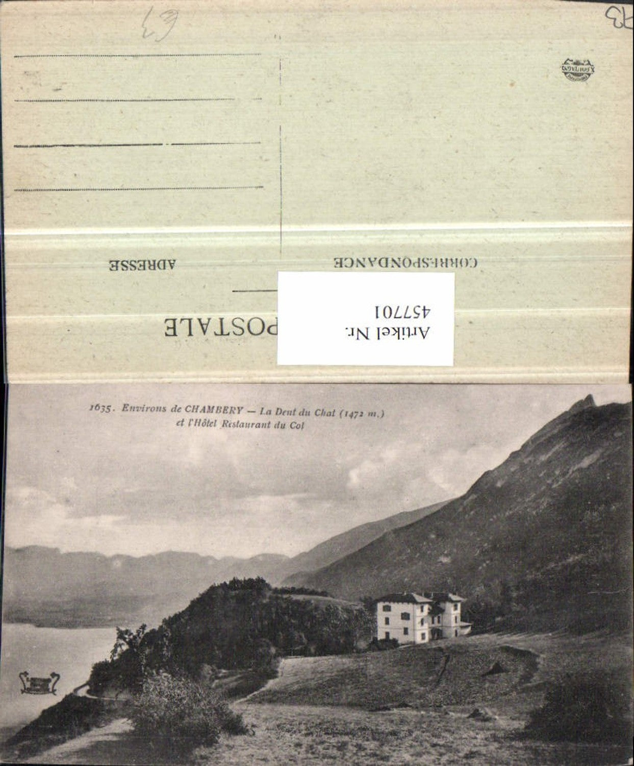 457701,Rhone-Alpes Savoie Chambery Dent du Chat et Hotel Restaurant