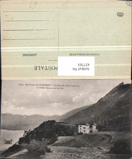 457701,Rhone-Alpes Savoie Chambery Dent du Chat et Hotel Restaurant