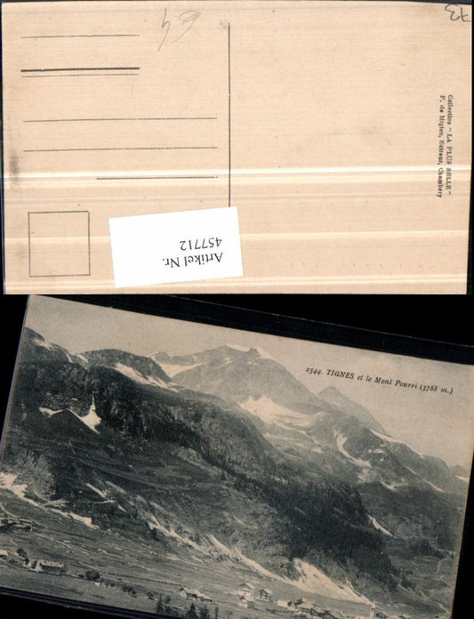 457712,Rhone-Alpes Savoie Tignes et Mont Pourri Totale Bergkulisse