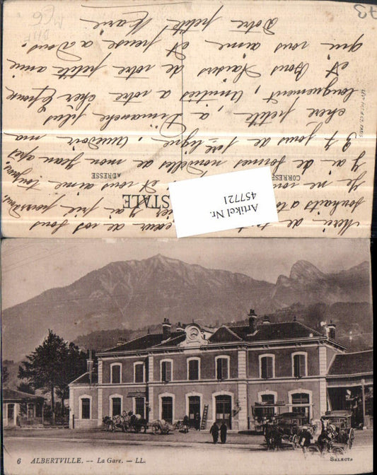 457721,Rhone-Alpes Savoie Albertville La Gare Bahnhof