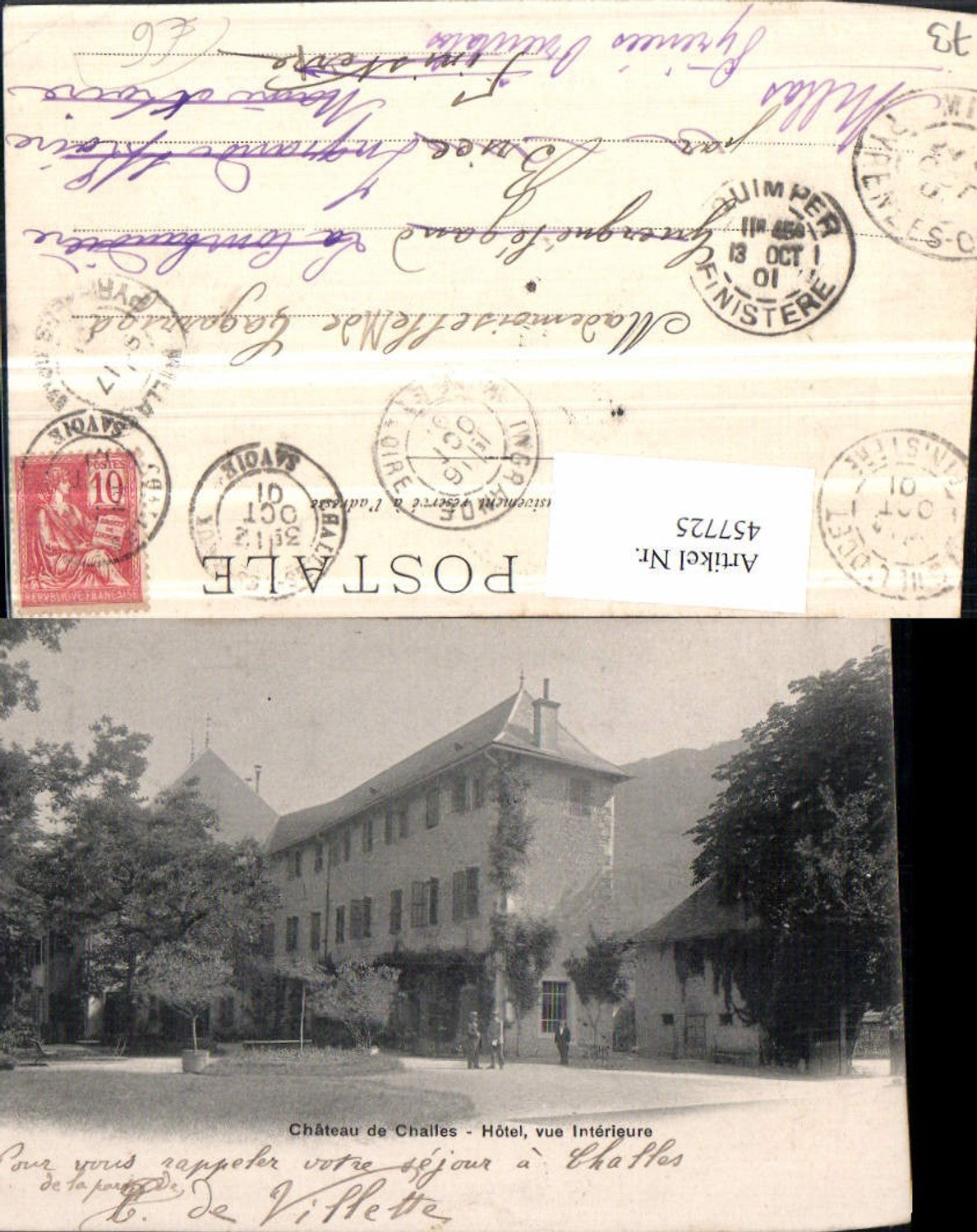 457725,Rhone-Alpes Savoie Chateau de Challes Schloss Hotel