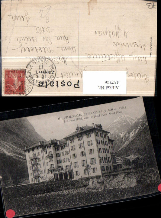 457726,Rhone-Alpes Savoie Pralognan-la-Vanoise Grand Hotel Bergkulisse