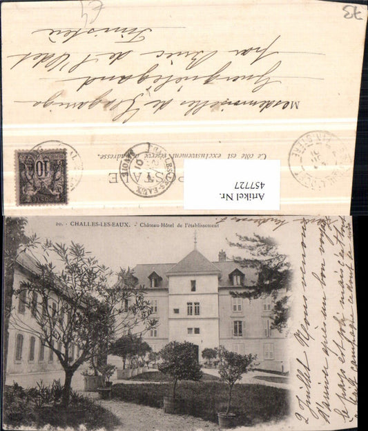 457727,Rhone-Alpes Savoie Challes-les-Eaux Chateau Hotel Schloss