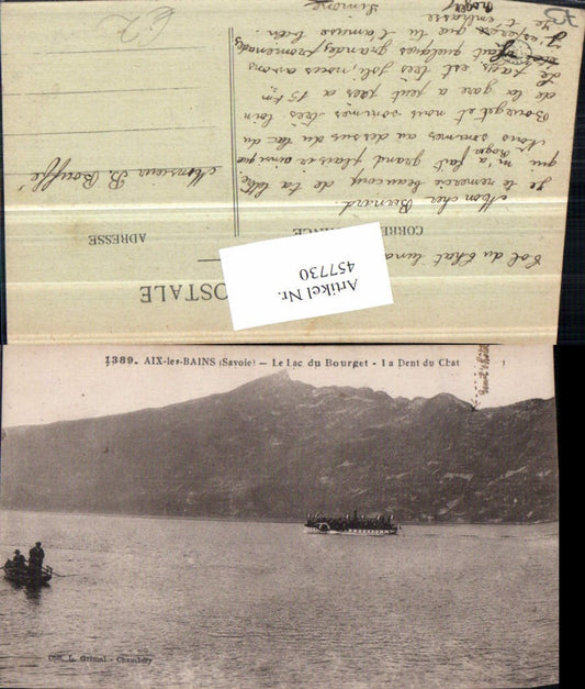 457730,Rhone-Alpes Savoie Aix-les-Bains Lac du Bourget See