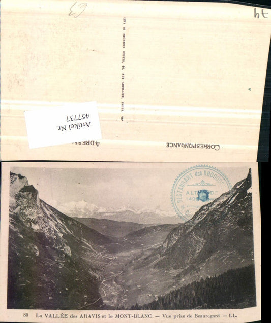 457737,Rhone-Alpes Haute-Savoie Vallee Aravis et Mont-Blanc Bergkulisse