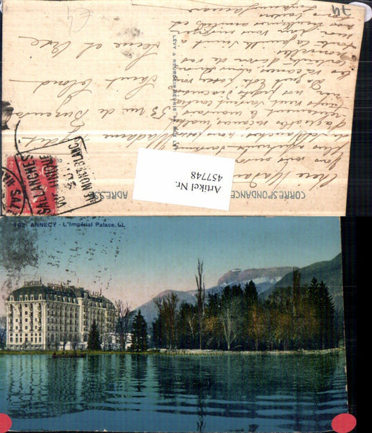 457748,Rhone-Alpes Haute-Savoie Annecy Imperial Palace