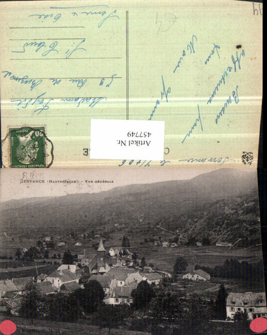 457749,Rhone-Alpes Haute-Savoie Servance Vue Generale Totale