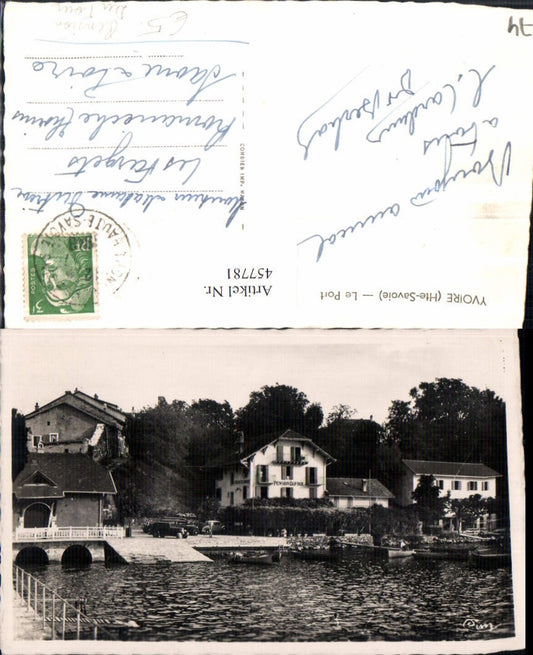 457781,Rhone-Alpes Haute-Savoie Yvoire Le Port Hafen Boote Pension du Four