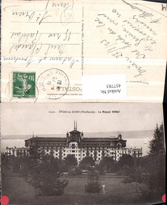 457783,Rhone-Alpes Haute-Savoie Evian-les-Bains Royal Hotel