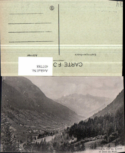457788,Rhone-Alpes Haute-Savoie Morzine Vallee Col du Coux Bergkulisse