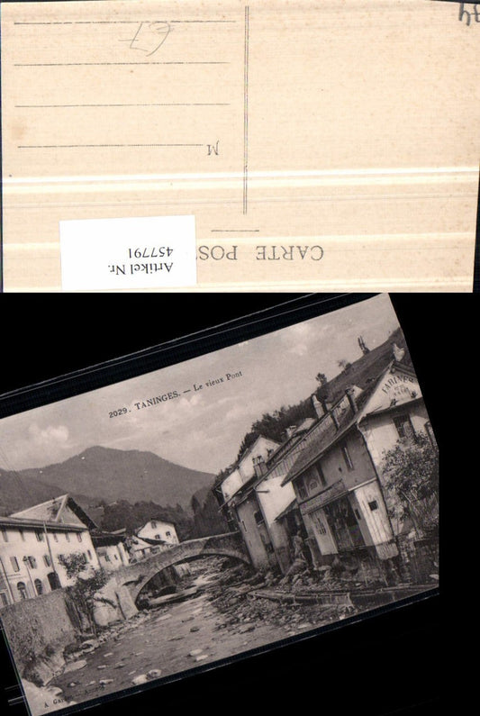 457791,Rhone-Alpes Haute-Savoie Taninges Le vieux Pont Brücke