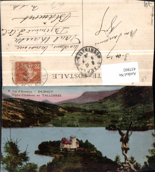 457802,Rhone-Alpes Haute-Savoie Lac Annecy Duingt Chateau Schloss See