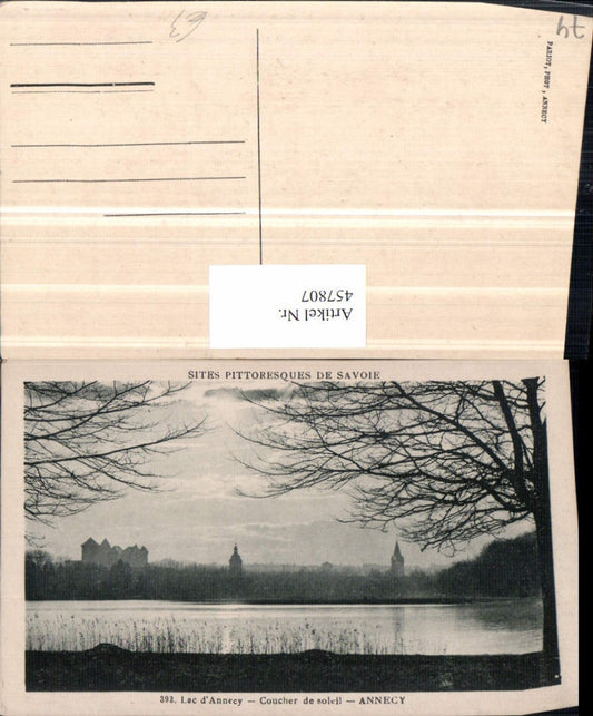 457807,Rhone-Alpes Haute-Savoie Lac Annecy Teilansicht See