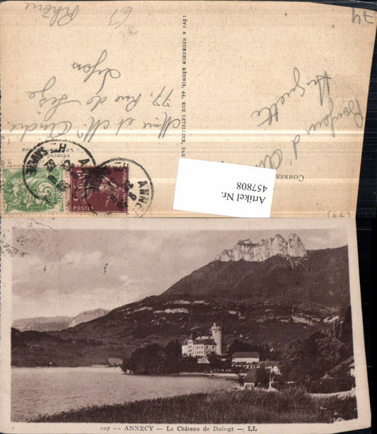 457808,Rhone-Alpes Haute-Savoie Annecy Chateau Duingt Schloss