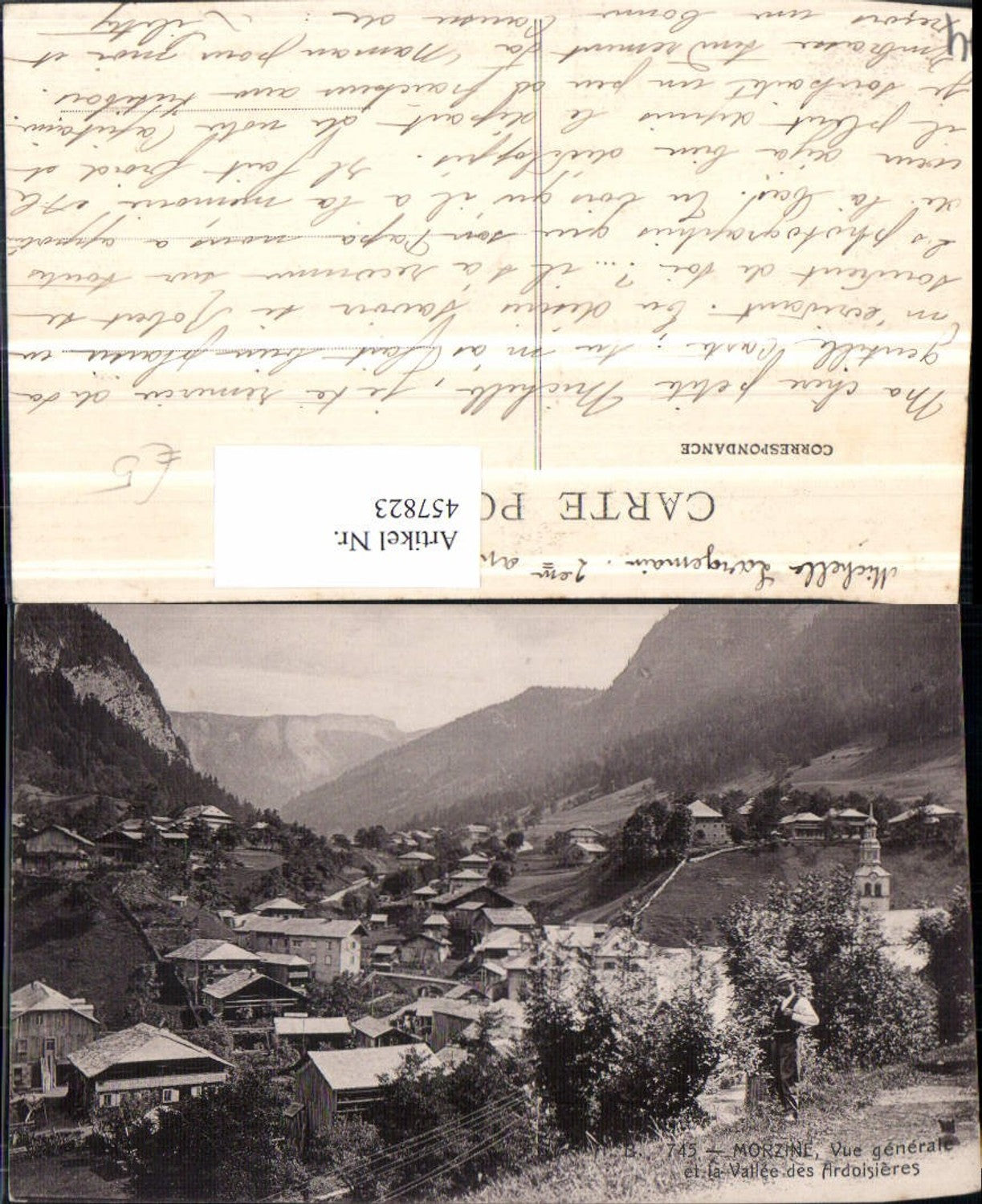 457823,Rhone-Alpes Haute-Savoie Morzine Vue generale Totale