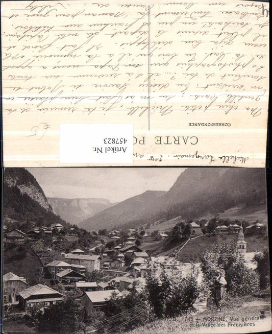 457823,Rhone-Alpes Haute-Savoie Morzine Vue generale Totale