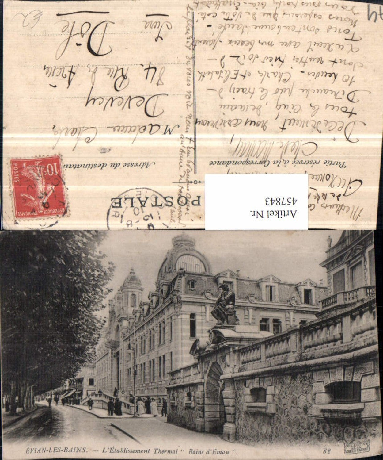 457843,Rhone-Alpes Haute-Savoie Evian-les-Bains Etablissement Thermal