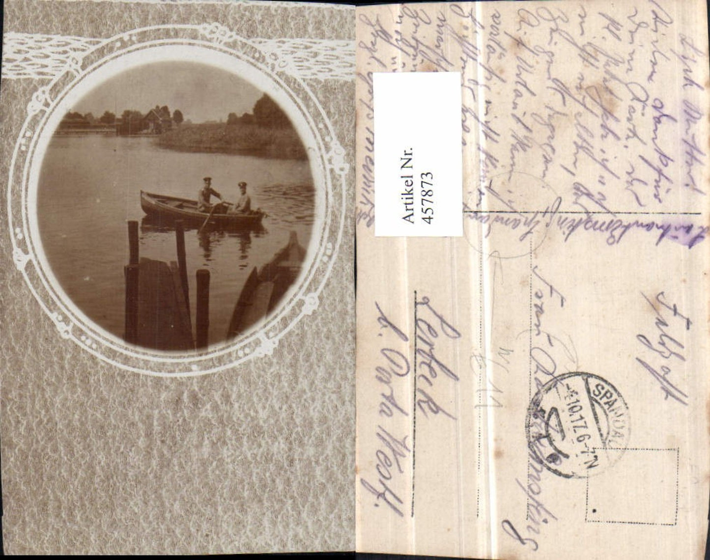 457873,Berlin Spandau See Ruderboot Soldaten Passepartout