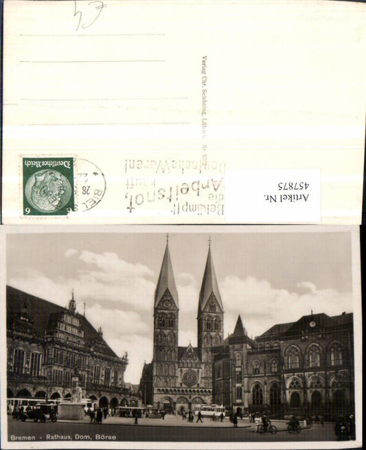 457875,Bremen Rathaus Dom Kirche Börse