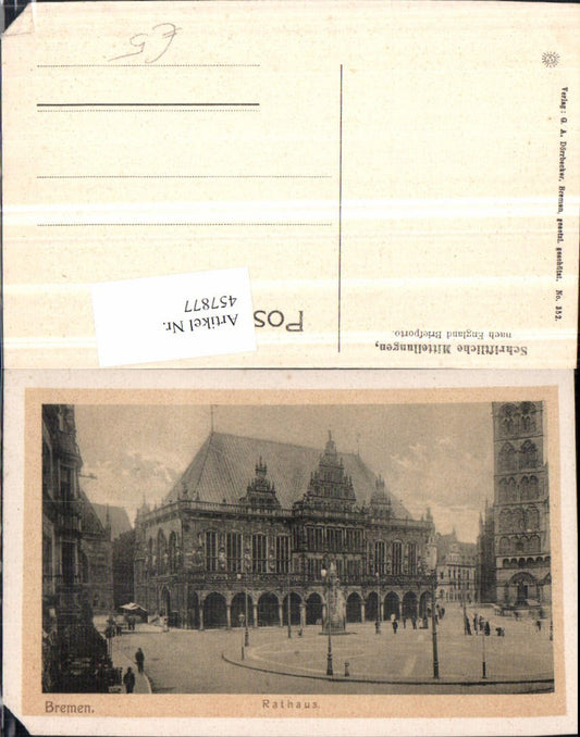 457877,Bremen Rathaus Gebäude