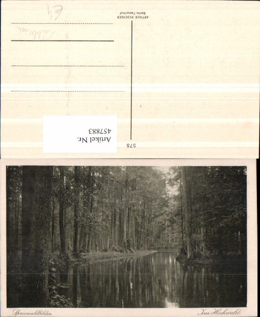 457883,Spreewald b. Lübbenau Hochwald Fluss