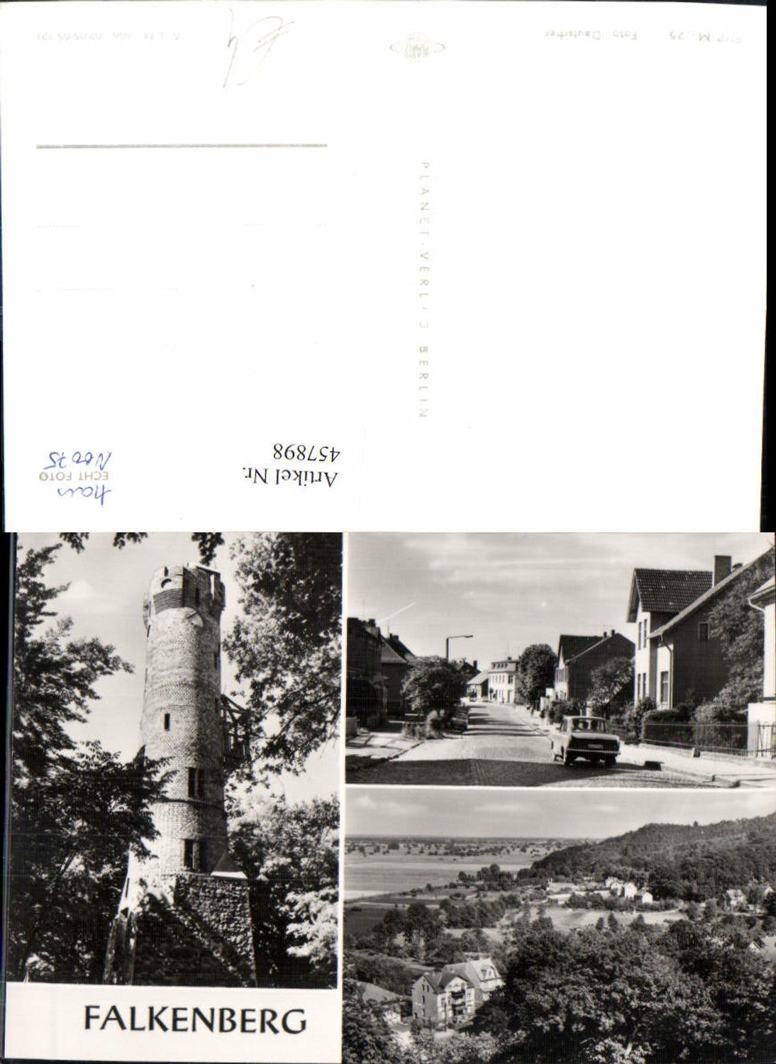 457898,Falkenberg Mark Totale Aussichtsturm Straßenansicht Mehrbildkarte