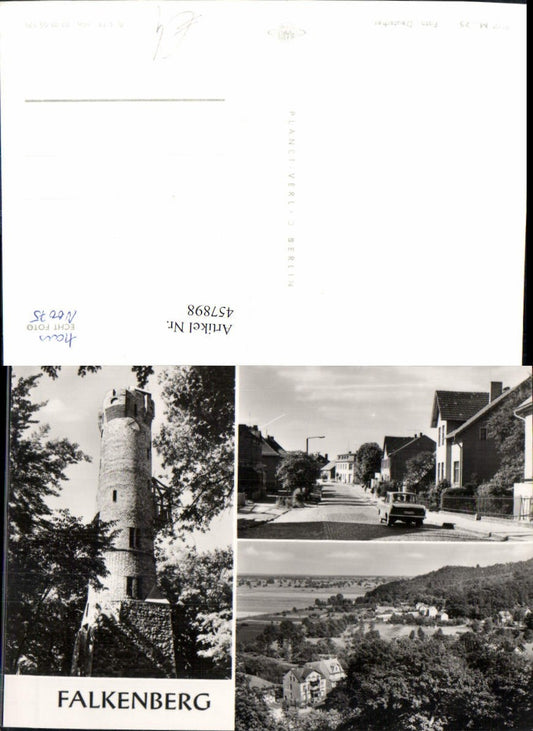 457898,Falkenberg Mark Totale Aussichtsturm Straßenansicht Mehrbildkarte