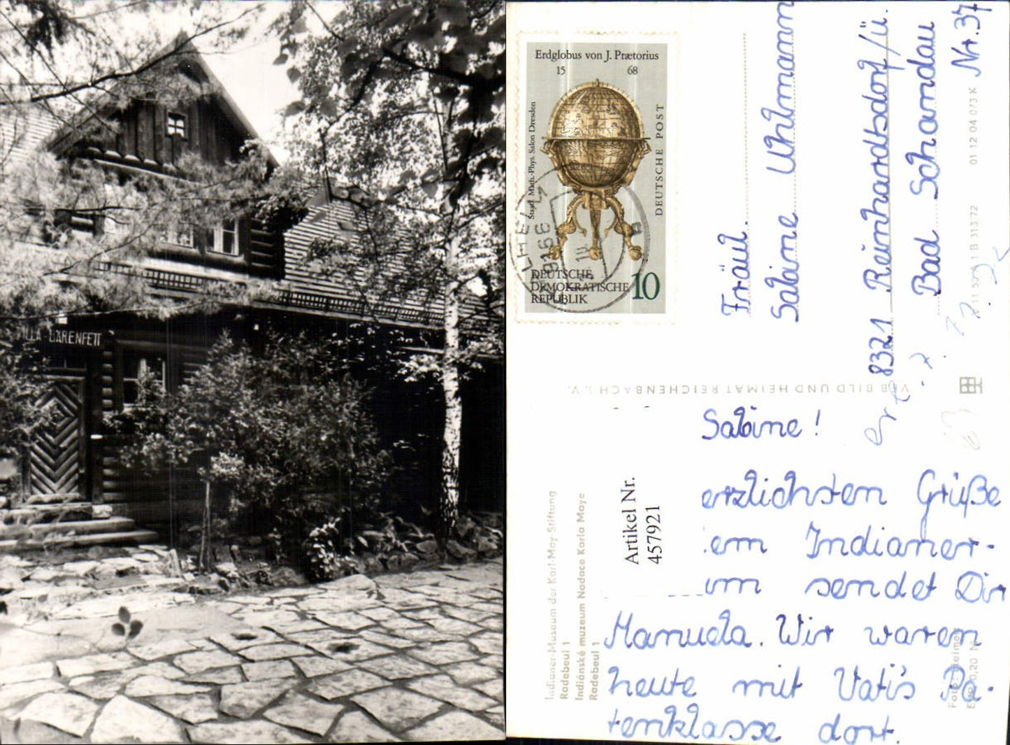 457921,Radebeul Indianer-Museum der Karl-May-Stiftung pub VEB