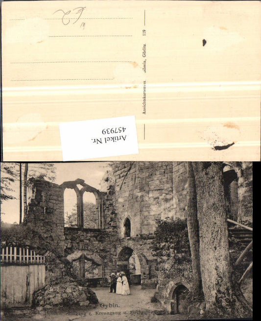 457939,Oybin Kirchruine Eingang zum Kreuzgang