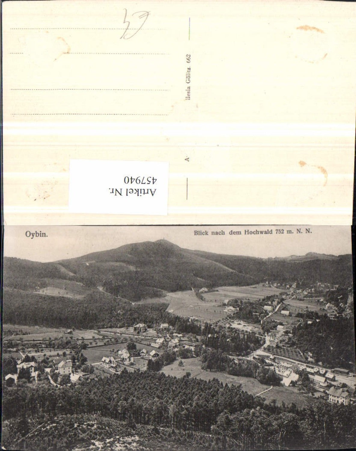 457940,Oybin Blick nach dem Hochwald Totale