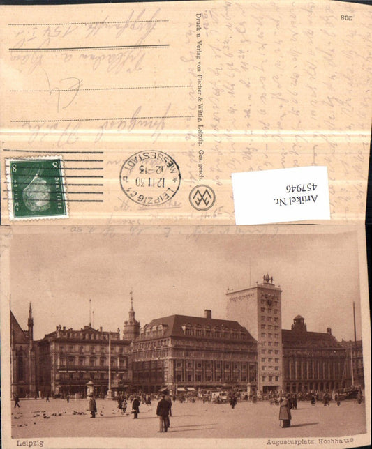 457946,Leipzig Augustusplatz Hochhaus