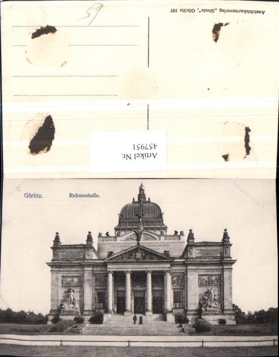 457951,Görlitz Ruhmeshalle Gebäude