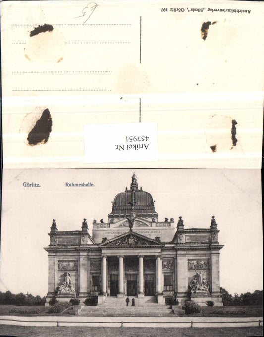 457951,Görlitz Ruhmeshalle Gebäude