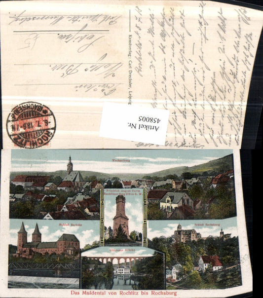 458005,Muldental von Rochlitz bis Rochsburg Schloss Mehrbildkarte