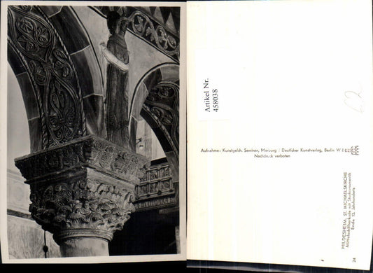 458038,Hildesheim St. Michaelskirche Kirche Arkaden Stuck