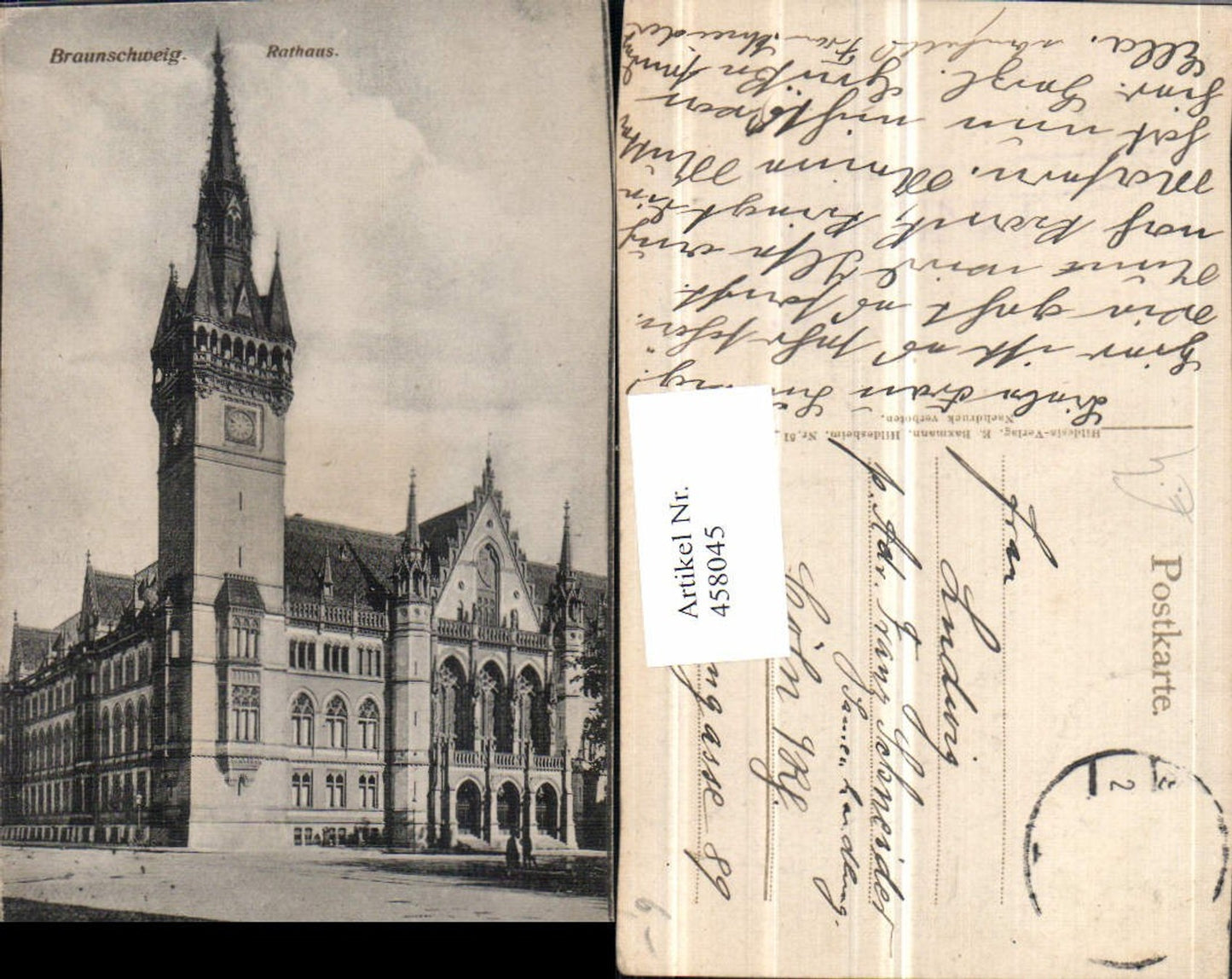 458045,Braunschweig Rathaus Turm