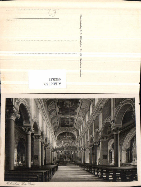 458053,Hildesheim Dom Kirche Innenansicht