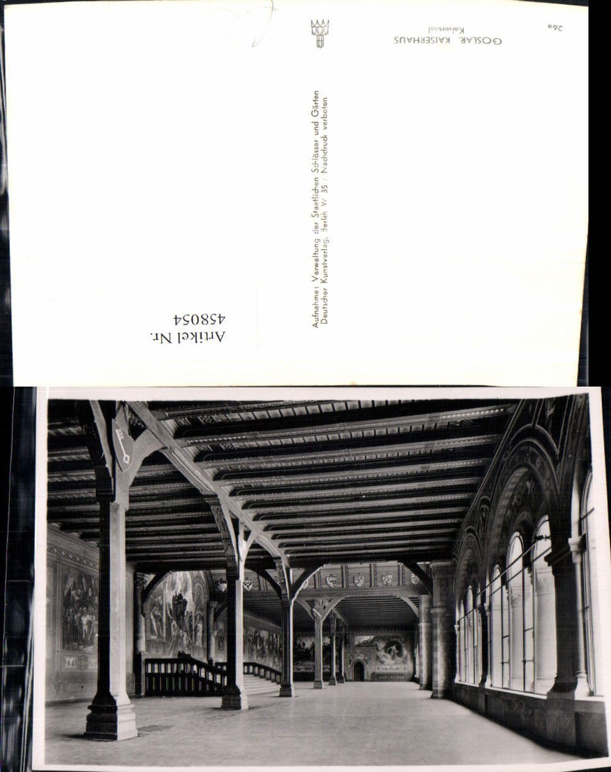 458054,Goslar Kaiserhaus Kaisersaal Innenansicht