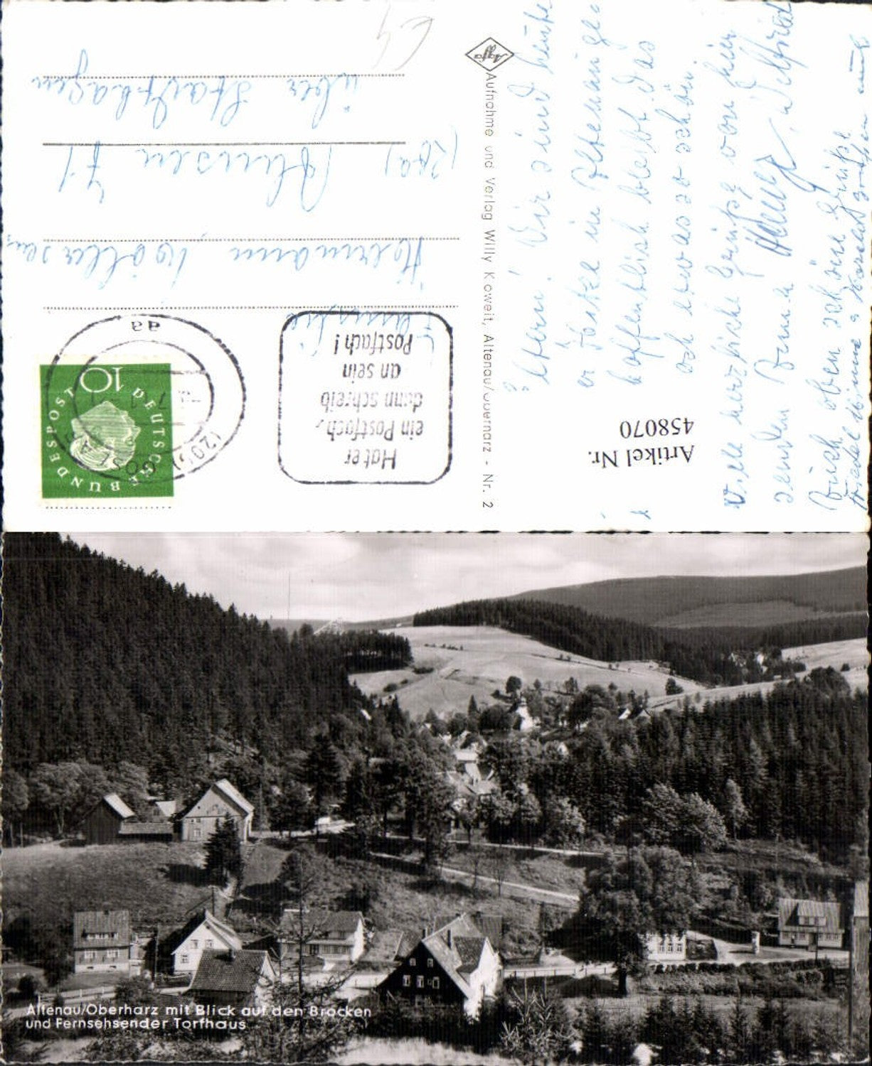 458070,Altenau am Oberharz m. Brocken u. Torfhaus