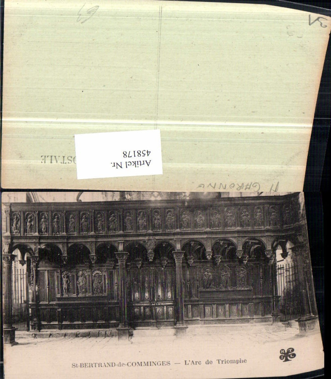 458178,Midi-Pyrenees Haute-Garonne St-Bertrand-de-Comminges Arc de Triomphe