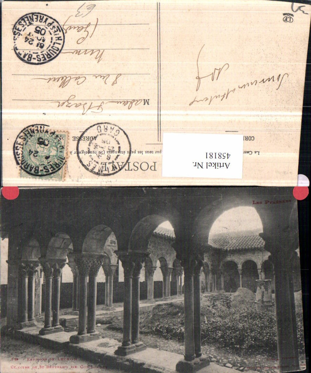 458181,Midi-Pyrenees Haute-Garonne Luchon Cloitre St-Bertrand-de-Comminges Arkaden