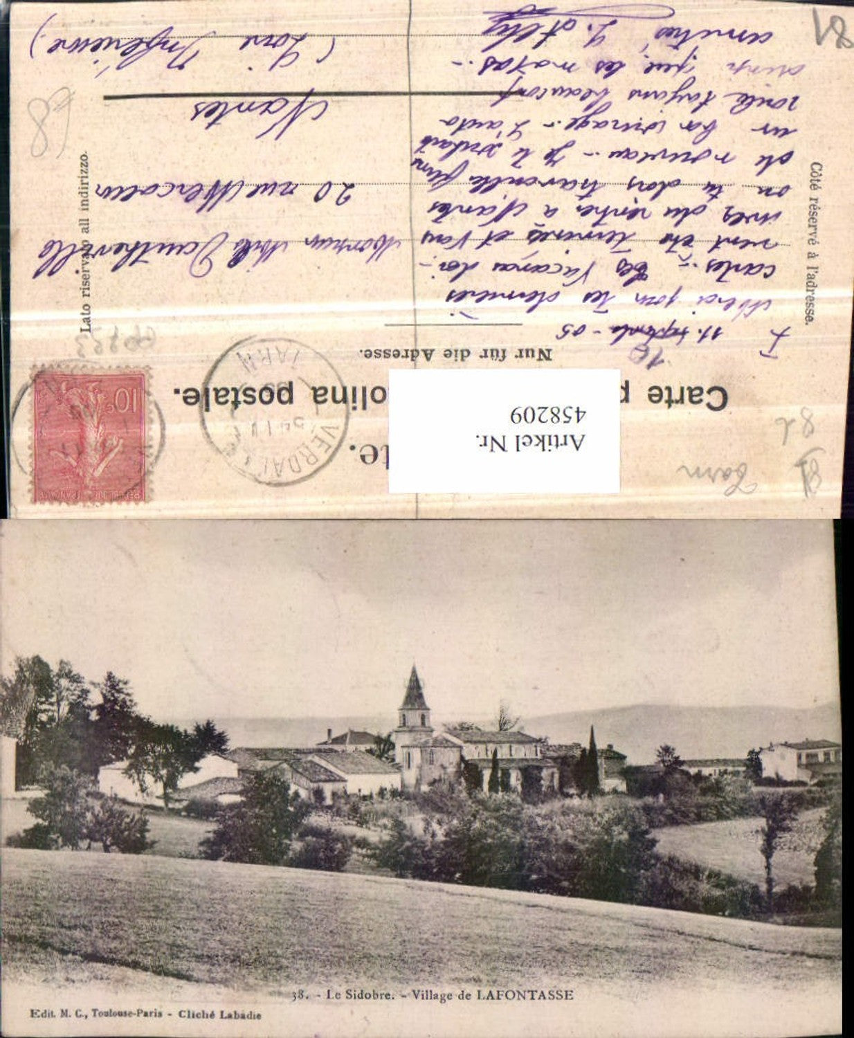 458209,Midi-Pyrenees Tarn Sidobre Village Lafontasse Totale